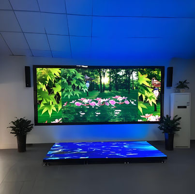 SMD P10 Indoor Fixed LED Video Panel Display con 3840 High Brush Refresh e 1200CD Brightness